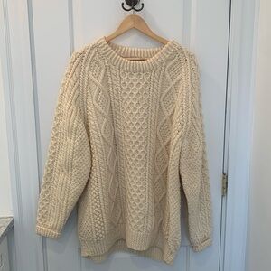 Irish knit sweater